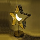 مصباح نجمة ليد مضيء بلمبة علي شكل هلال