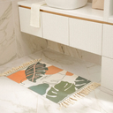 مشاية هاند ميد ديزاين ورق شجر مقاس 60*90 سم لتجديد غرف النوم والليفنج والدريسنج