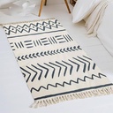 مشاية بوهيمي لتجديد وتغير ديكور غرف النوم والليفنج والدريسنج والحمام من الكتان