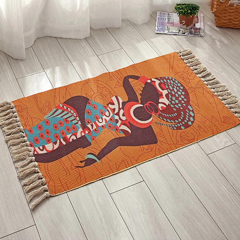 مشاية بوهيمي بألوان مختلفة مبهجة لغرف النوم والدريسنج والليفنج