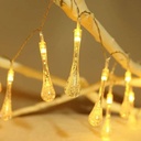 فرع زينة مضئ شكل قطرة الندي لأجواء رمضانية مختلفة