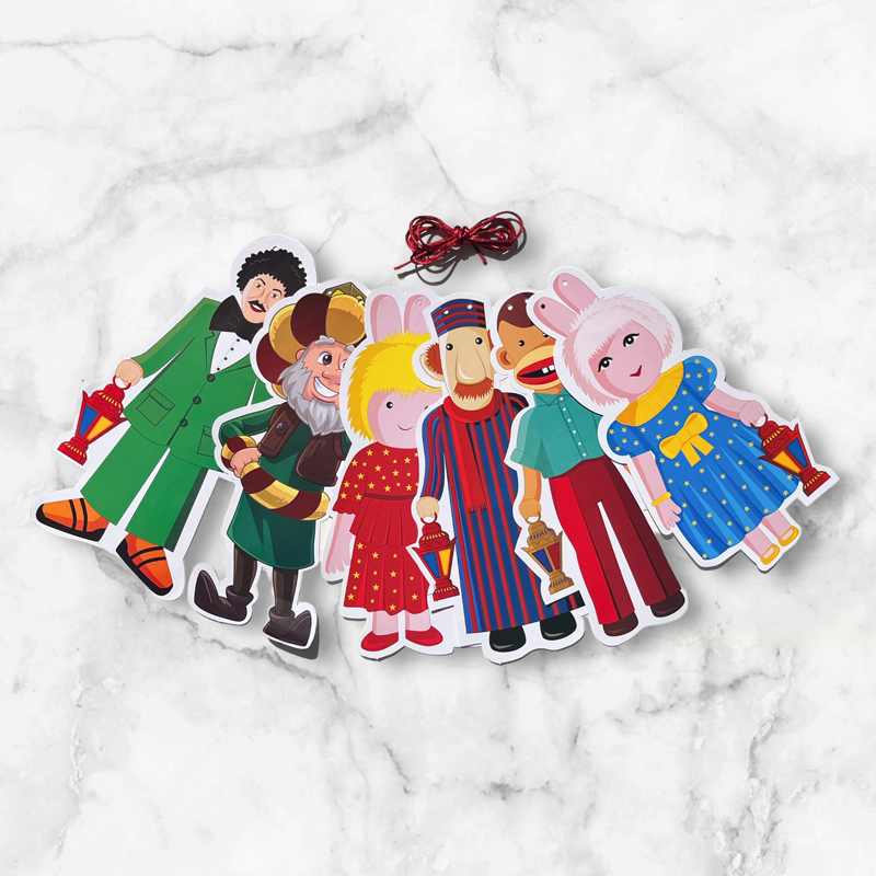 فرع زينة شخصيات رمضان 170 سم لتجديد وتغير الديكور والأحتفال بالشهر الكريم