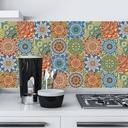 مجموعة استيكر حائط وتربروف 27 قطعة بأشكال أندلسية مختلفة مبهجة