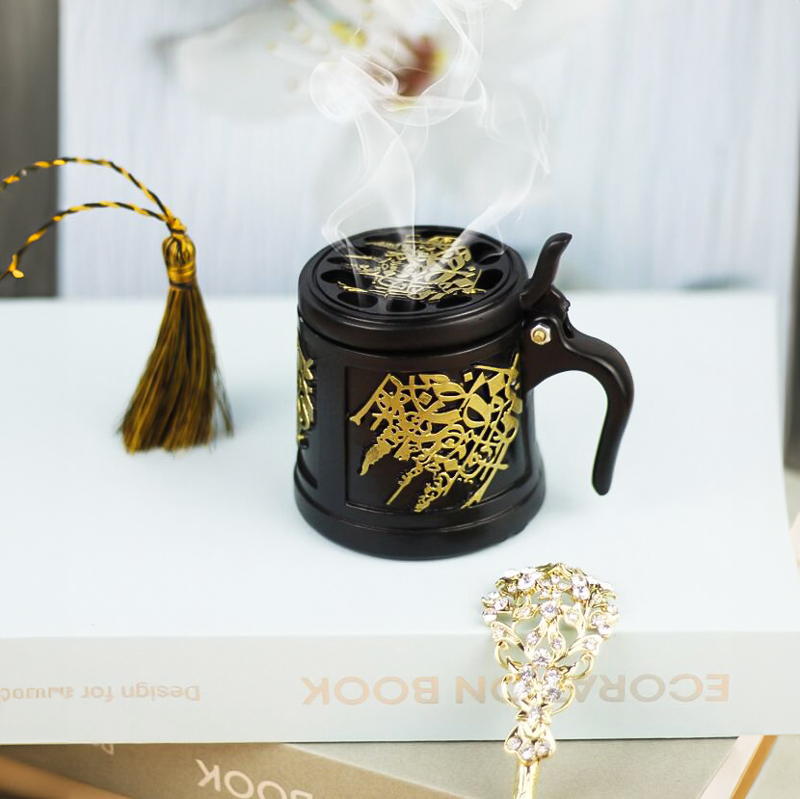 مبخرة ميني شكل براد بحروف عربية لتعطير الأجواء و ديكور رمضاني مميز