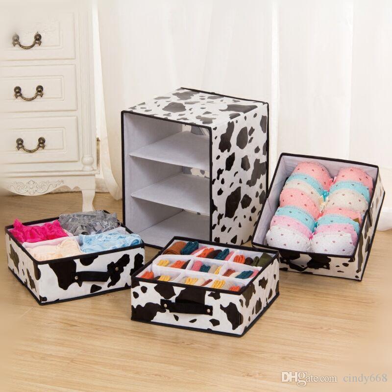 وحدة أدراج لتنظيم الملابس الداخلية والجوارب وربطات العنق قماش 3 أدراج