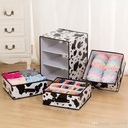 وحدة أدراج لتنظيم الملابس الداخلية والجوارب وربطات العنق قماش 3 أدراج