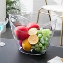 طبق لحمل وتنظيم الفواكه والثلج والمشروبات الغازية بيد لسهولة الحمل من الاكليريك