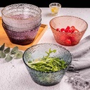 طقم اطباق اكليريك 3 قطع بمقاسات مختلفة مطلي باللون الاخضر لحمل وتقديم السلطات والفواكه علي السفرة بشكل شيك