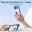 باور بانك مغناطيسي 2 في 1 لشحن جهازين في وقت واحد 6000 ملي أمبير