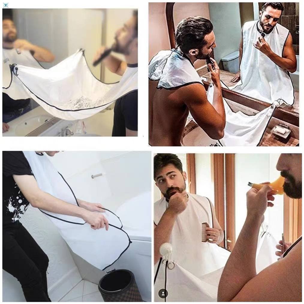 مريلة الحلاقة للحفاظ على نظافة الحمام من الشعر للإستخدام الواحد