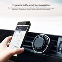 حامل موبايل معناطيسي يدور 360 درجة يثبت في فتحات تكييف السيارة