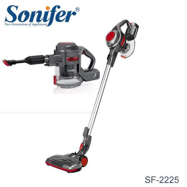 SF-2225 مكنسة كهربائية لاسلكية 2*1 من سونيفر - بقوة 100 واط