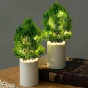 وناسة مكتبية مضيئة علي شكل شجرة مناسبة لاعياد الكريسماس والديكور