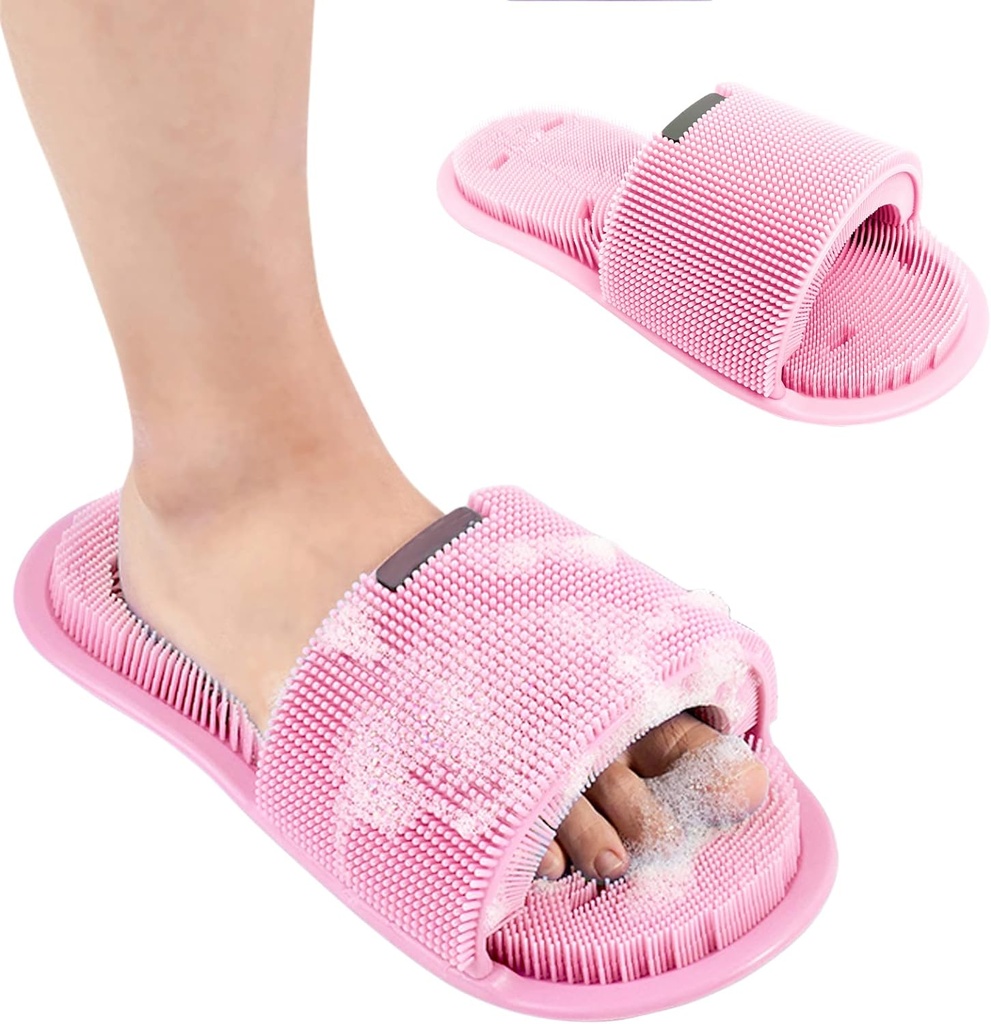 حذاء استحمام من السيليكون لتدليك وتنظيف القدم غير قابل  للانزلاق