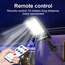 كشاف حائط سينسور مقاوم للماء يعمل بالطاقة الشمسية مع ريموت كنترول