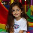 Super Power تيشيرت اطفال قطن باللون الابيض