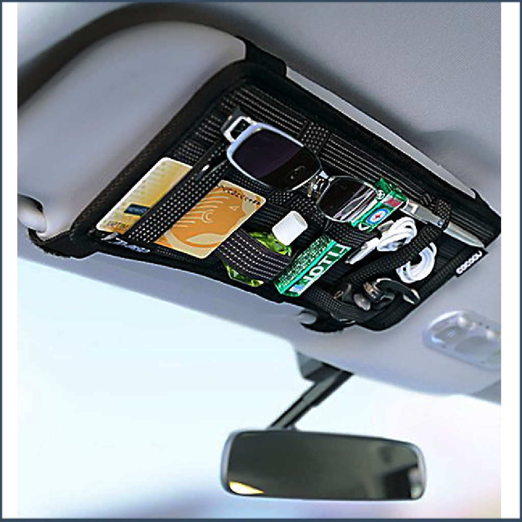 لوحة تنظيم الأدوات في السيارة متعددة الوظائف للتعليق في الشماسة