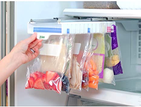 منظم وحامل أكياس داخل الثلاجة وداخل الدرف لتوفير المساحة