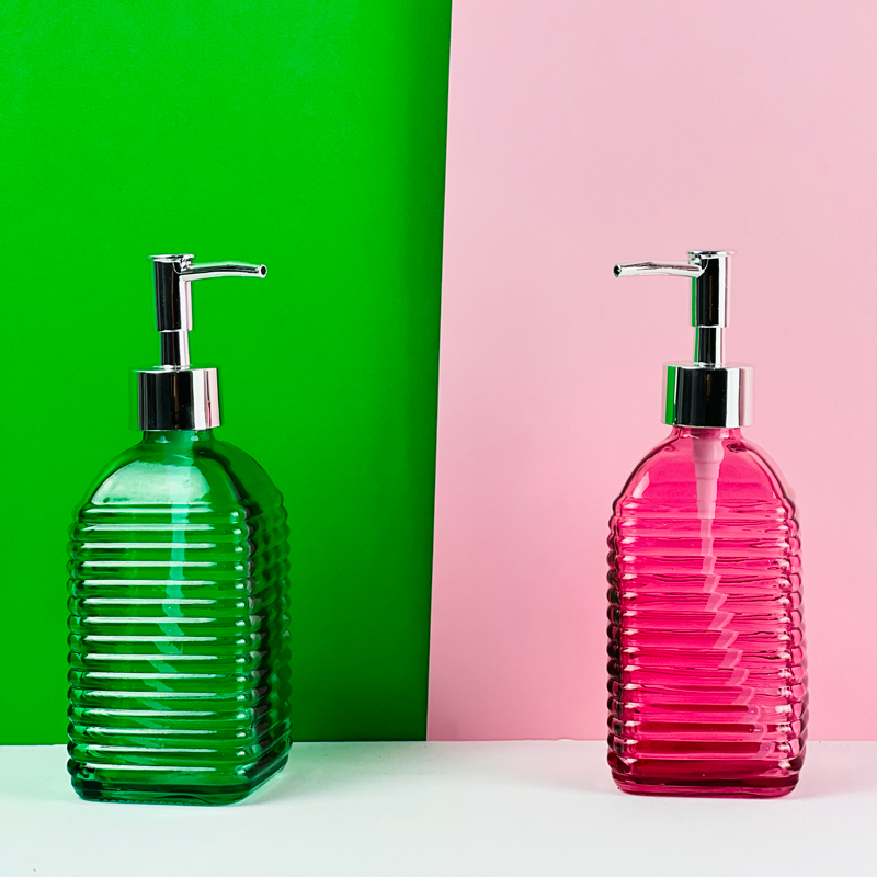 ديسبنسر صابون يد وشاور جل من الزجاج 400  مللي