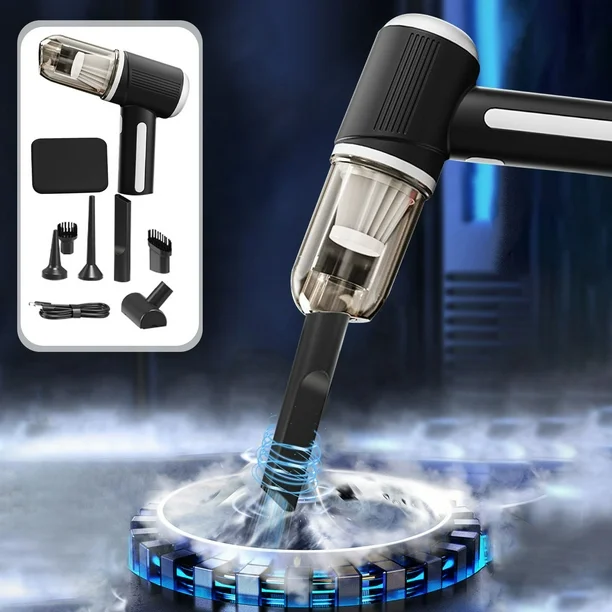 مكنسة ومنفضة 2*1 لاسلكية محمولة  لتنظيف الاماكن الصعبة