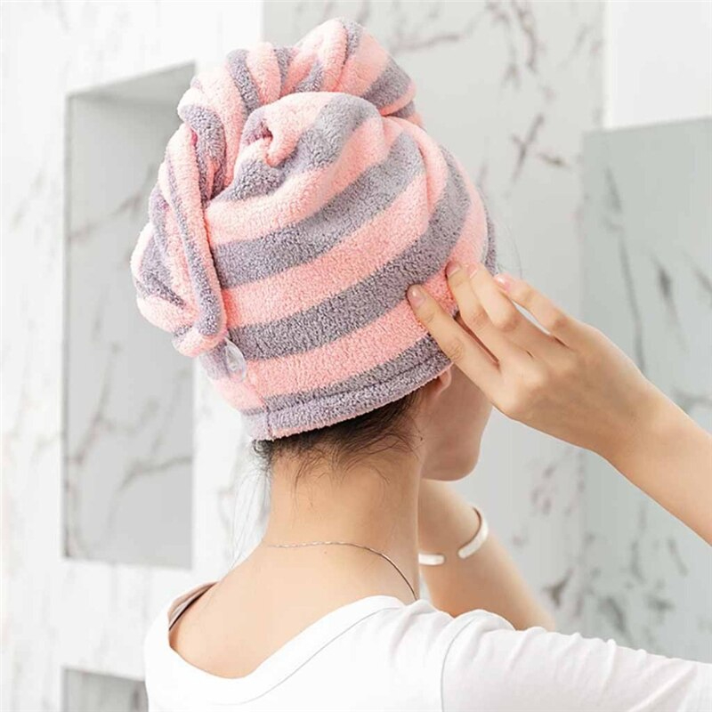 بونيه شعر من الألياف الناعمة لتجفيف الشعر أسرع