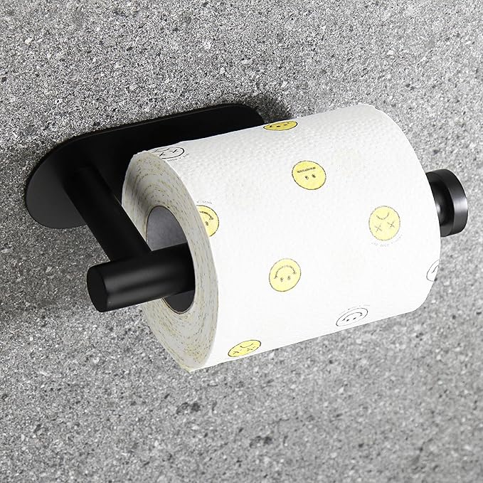 حامل معدني ذاتي اللصق لمناديل وفوط الحمام