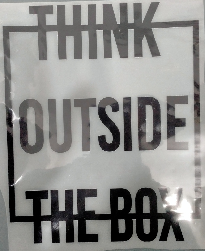 Think Outside The Box Print