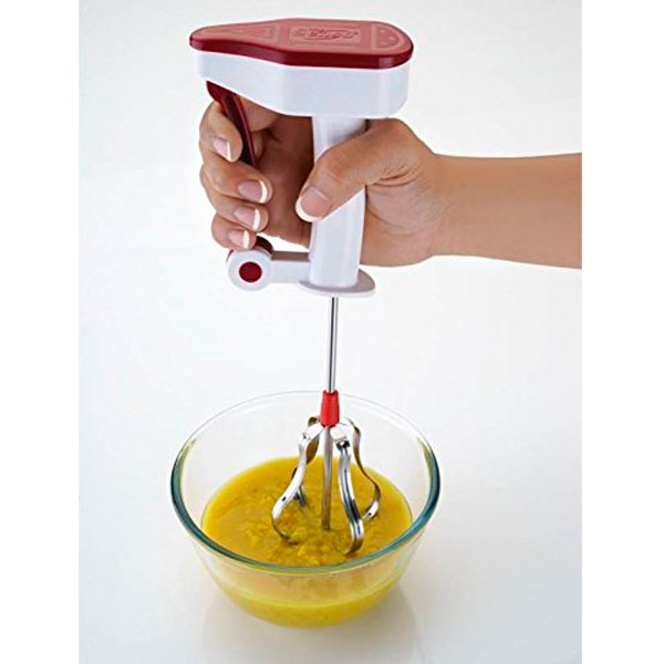 مضرب يدوي للبيض والكريمة والعجين سريع وسهل التنظيف