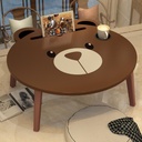 ترابيزة دبدوب قابلة للطي متعددة الأستخدام مزودة بحامل أكواب وتابلت