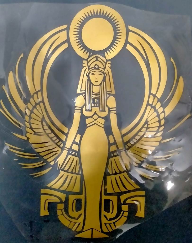 Golden Isis Wings print