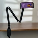 استاند و حامل للموبايل يثبت علي المكتب قابل للتعديل والدوران 360 درجة