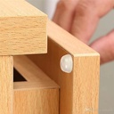 طقم صدادات وقواعد سيليكون لصد الادراج وقواعد لابتوب وكيبورد صغيرة ذاتية اللصق