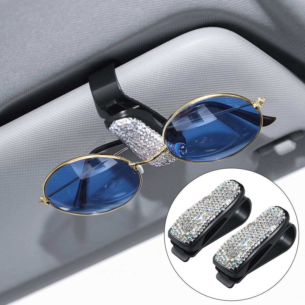 مشبك شماسة سيارة دايموند للنظارة والرخص والمتعلقات الشخصية