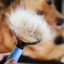 فرشة تسريح وإزالة شعر الحيوانات الأليفه كالكلاب والقطط بسهولة