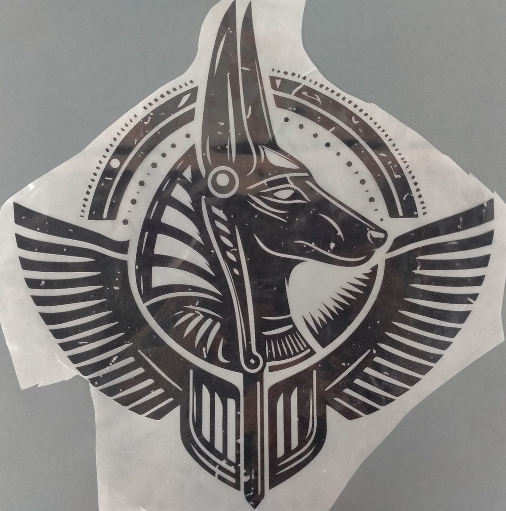 Black Anubis print