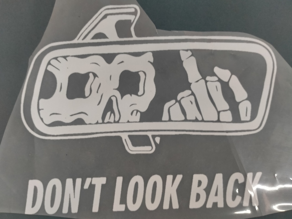 Don't Look Back small print