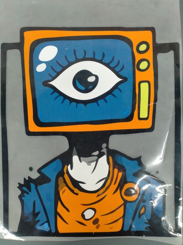 TV Head print