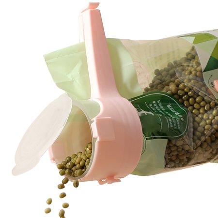 غالق اكياس بغطاء برطمان لسهولة الفتح والغلق و تكرار الاستخدام