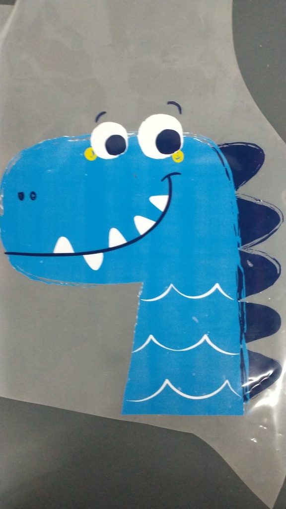 Blue Dinosaur print