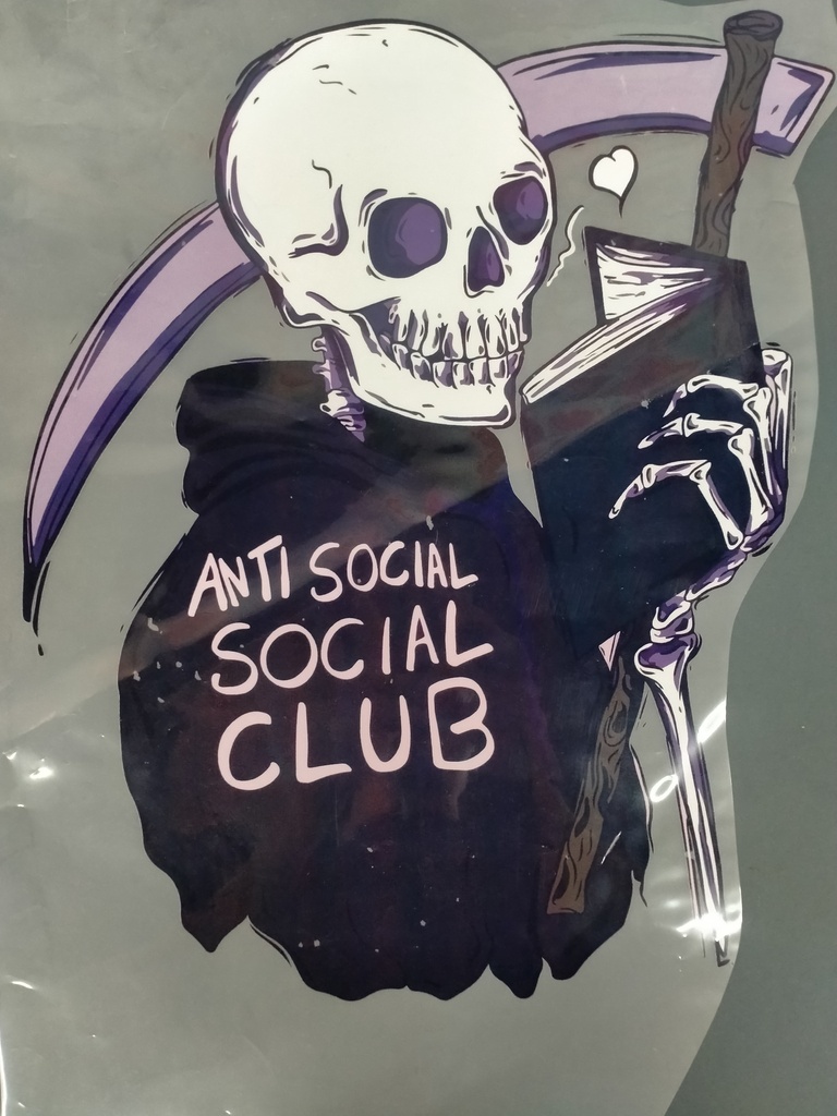 Anti Social Club - Black print