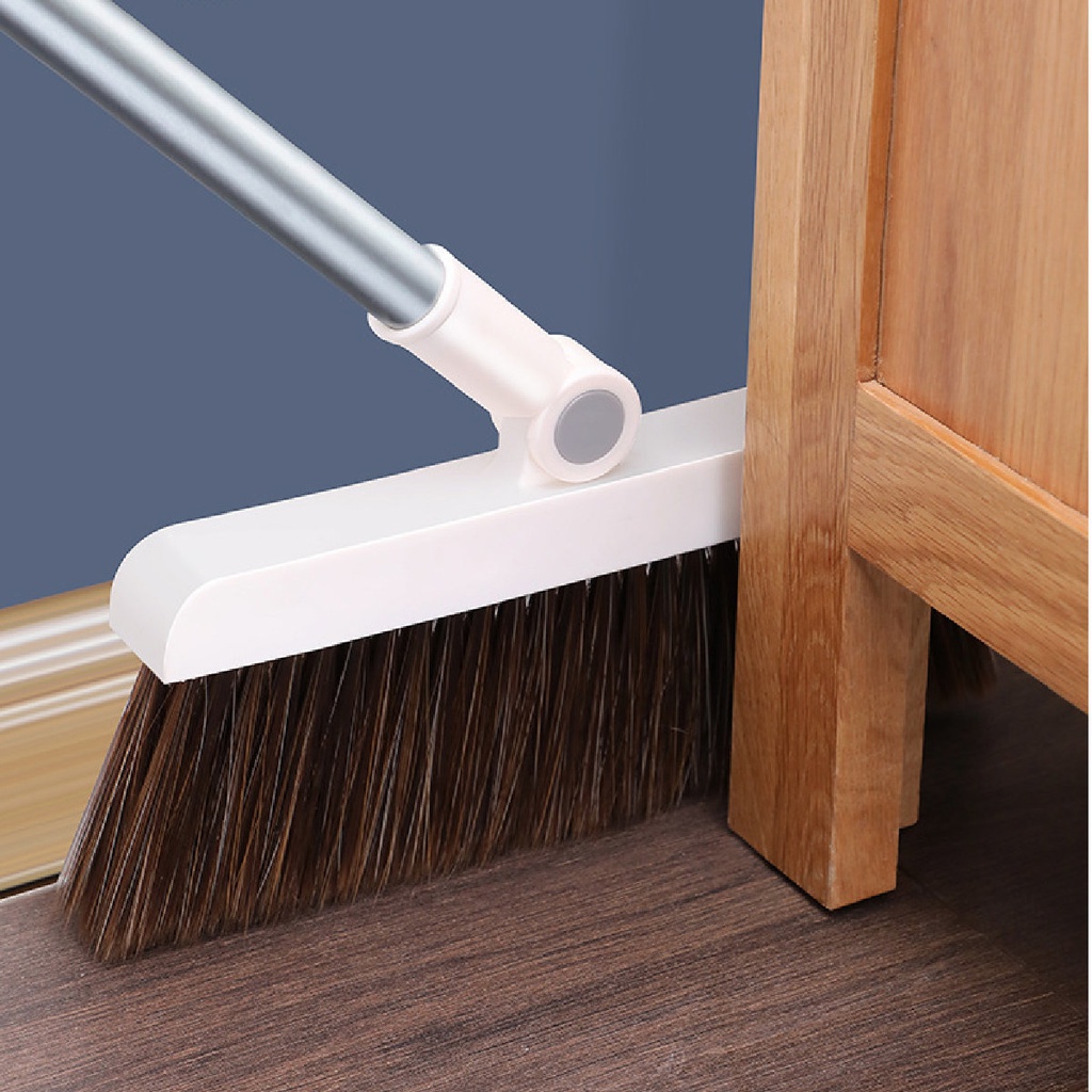 مقشة بيد معدن قابلة للميلان 180 درجة لسهولة الوصول الي الزوايا وأسفل الأثاث