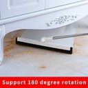 مساحة بيد معدن قابلة للفصل والميلان 180 درجة للوصول الي الاماكن الصعبة ومسح الزجاج