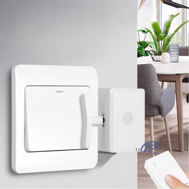 جهاز تحكم عن بعد لفتح وغلق مفتاح النور تاتش يعمل حتي 30 متر مع ريموت كنترول - قابل للشحن