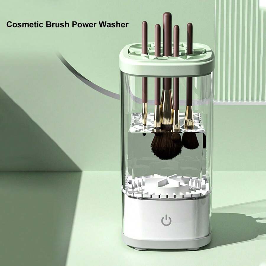 جهاز تنظيف وتجفيف فرش الميك اب الكهربائي بيعمل بيو اس بي