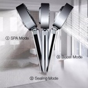 سماعة دش أسبراي ورشاش تعمل من الجهتين بخزان للشاور جيل والشامبو