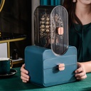 منظم انيق للمجوهرات والأكسسورات ٢ شجره و ٢ درج لتنظيم السلاسل والحلقان والخواتم