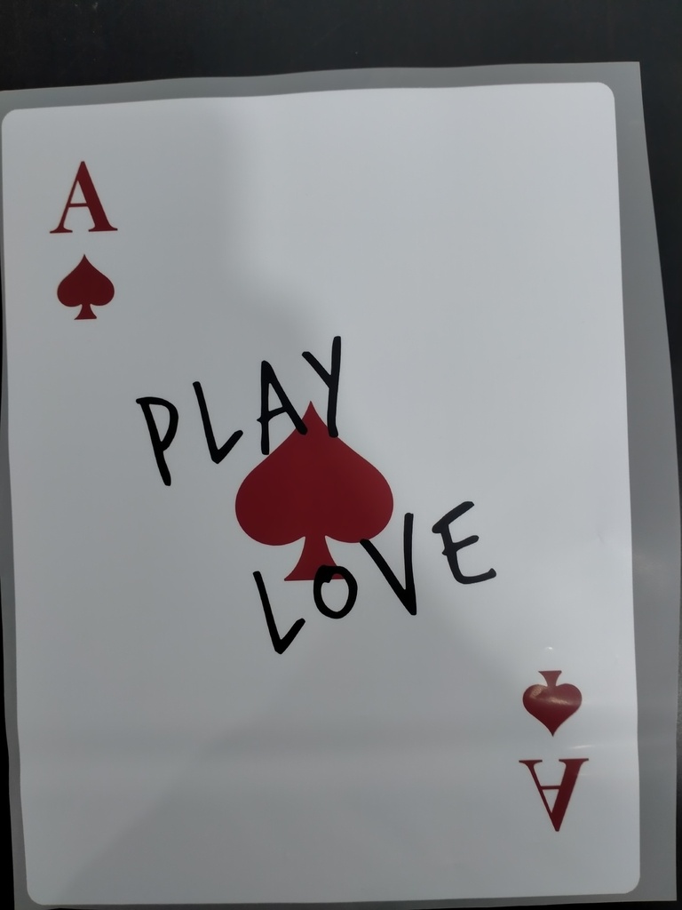Play Love print