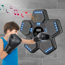 لعبة بوكسينج الموسقية مع ليد تعمل بالبلوتوث تثبت علي الحائط