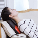 مخدة مساج للرقبة والظهر بنظامين تدليك مع ريموت تحكم