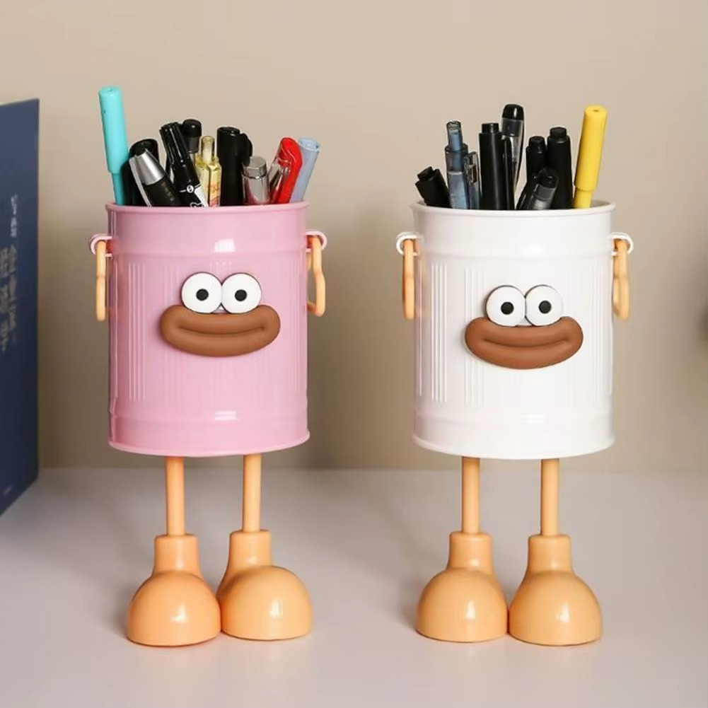 حامل أقلام وأدوات مدرسية بتصميم كرتوني